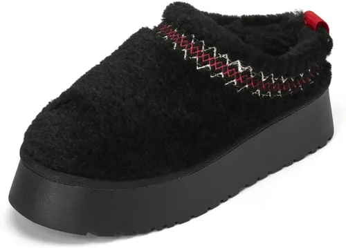 Miniatura 4 de KIFIWUI Women's Platform Mini Boots - Cozy Fur-Lined Ankle Boots for Warm and stylish snow boots