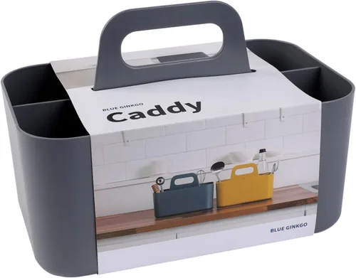 Miniatura 16 de BLUE GINKGO - Organizador apilable pequeño para baño, oficina, manualidades o suministros escolares, transportador portátil hecho en Corea Azul
