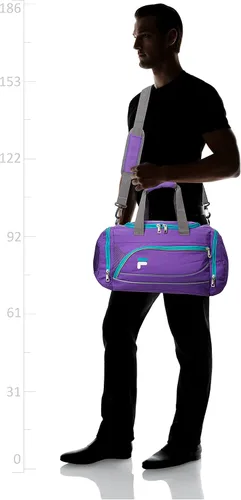 Miniatura 6 de Fila Sprinter - Bolsa deportiva de 19 pulgadas, negroverde azulado