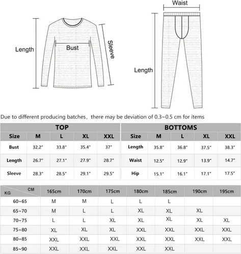 Miniatura 6 de UNIQUEBELLA Conjunto de ropa interior térmica para hombre, parte superior de tortuga, pantalones largos, forro polar, secado rápido, capa base
