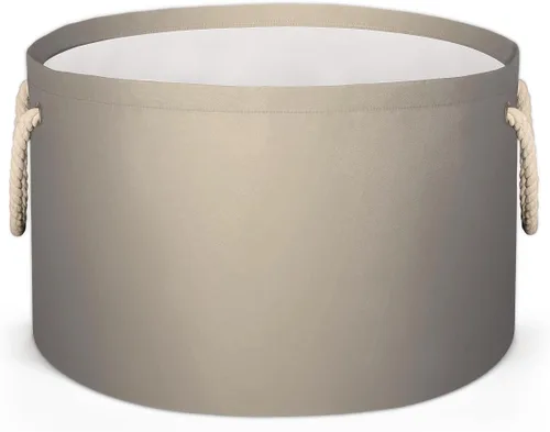 Miniatura 37 de Cesta de almacenamiento redonda grande de béisbol, canasta de almacenamiento circular plegable para béisbol, con asa para niños, manta de juguetes