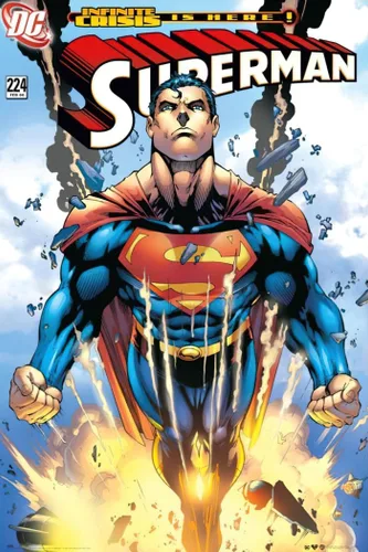 Superman - Póster de DC Comics (Crisis Infinita) (Tamaño: 24" x 36")