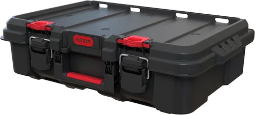 Miniatura 10 de Keter Stack n' Roll - Caja de herramientas modular para bricolaje, apilable, ligera, duradera, resistente al agua, color negro
