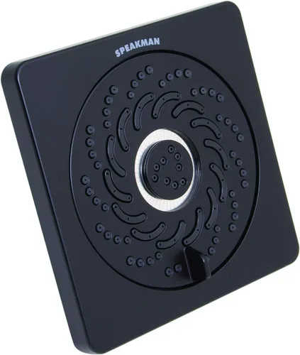 Speakman S-5001-MB-E2 Kubos Exhilaration - Cabezal de ducha fijo de alta presión, 2 GPM, color negro mate