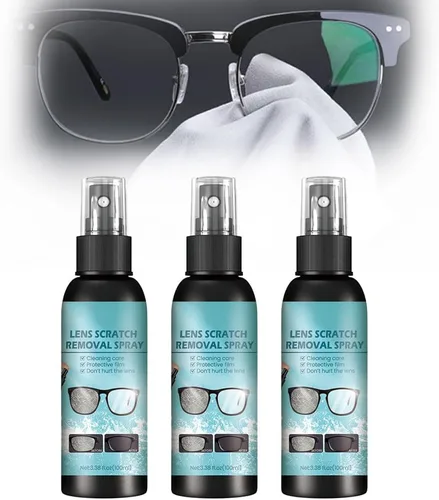 Miniatura 9 de ROWPOZ Spray limpiador de cristales para ojos, removedor de arañazos de lentes para lentes de 3.4 fl oz, limpiador de lentes en aerosol para gafas