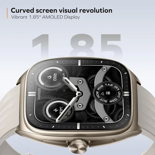 Miniatura 2 de MOMAX Reloj inteligente para mujeres y hombres, pantalla AMOLED de 1.85 pulgadas y llamada Bluetooth, rastreador de actividad física con más de 100