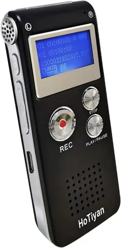 Grabadora de voz digital Grabación de audio - Grabadora de audio de 64 GB con reproducción Grabadora activada por voz para conferencias, reuniones,