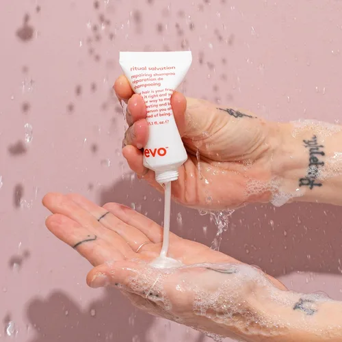 Miniatura 5 de EVO Champú Reparador Ritual Salvation - Limpia suavemente, trata el cabello dañado y quebradizo y protege