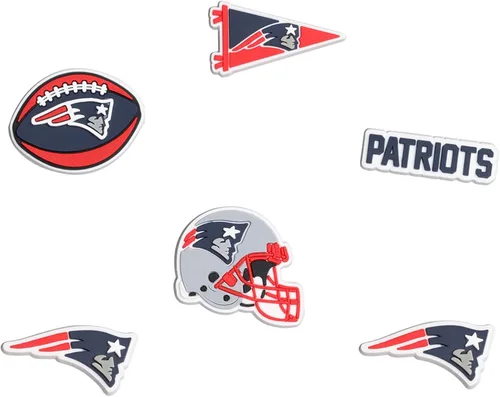 Miniatura 17 de FOCO unisex-adult NFL Team Logo 6-Pack Shoe Charms