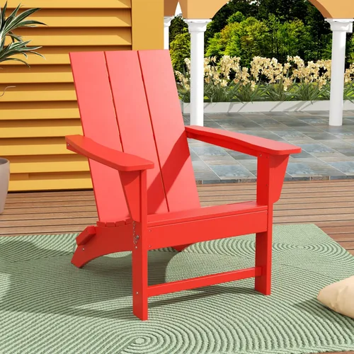 Miniatura 26 de WestinTrends Ashore - Silla plegable Adirondack moderna para exteriores (juego de 2), color marrón oscuro