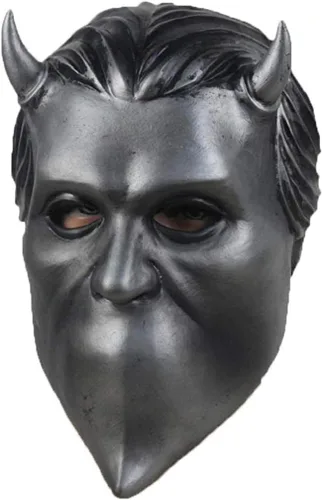 NECHARI Máscara de Ghouls sin nombre, fantasma de metal pesado Doom Hard Rock Band Casco Halloween Cosplay Prop Sé el primero en opinar sobre este
