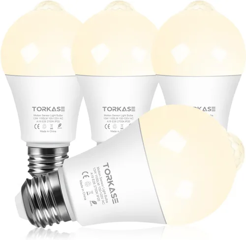 Miniatura 14 de Torkase Bombillas de luz de 13 W del atardecer al amanecer, no requiere temporizador, 1100 lm (equivalente a 100 W), luz diurna de 6000 K, bombillas