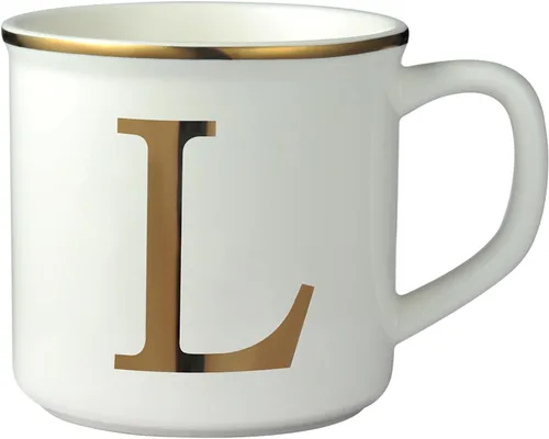 Miniatura 22 de Taza de Café de Cerámica Miicol 16 oz, Taza de Café Monograma, Taza de Té con Inicial Dorada, Taza de Té Personalizada, Regalo Único, Taza Grande