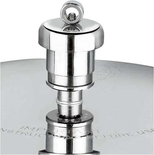 Miniatura 7 de Vinod Olla a presión de acero inoxidable, tapa exterior, 7 litros, cocina base de inducción, olla a presión india, fondo sándwich, mejor utilizada