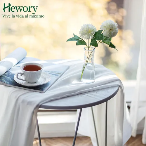 Miniatura 5 de Hewory Jarrones de Cristal para Brotes para Centros de Mesa - Juego de 12 Jarrones de Flores Pequeños Transparentes, Modernos Minimalistas Lindos