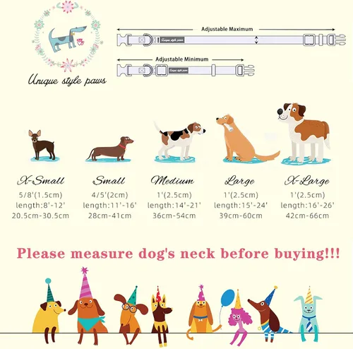 Miniatura 6 de Collar de perro de Unique style paws con hebilla de plástico y colgante de abeja y margarita, collares para cachorros para niños, niñas, perros