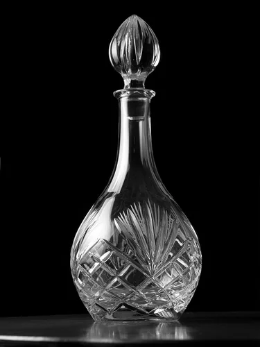 Miniatura 6 de Barski - Corte a mano - Boca soplada - Cristal - Decantador de vino - 32 oz. - Hecho en Europa