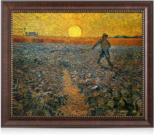 Miniatura 92 de Serie de pinturas de Vincent Van Gogh (favoritos). Reproducción de arte clásico de Van Gogh, impreso en lienzo Noche estrellada