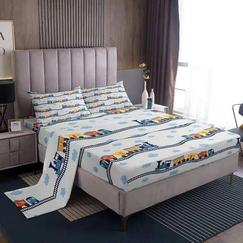 Miniatura 13 de Erosebridal Groovy Flower Sábanas de Cama Fiesta de los 70s Juegos de Sábanas Tamaño Individual Sábanas Florales Arcoíris Juegos de Sábanas y Fundas
