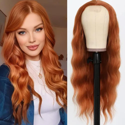 Miniatura 16 de Pelucas de encaje frontal color azul con encaje frontal, peluca para usar y llevar, sin pegamento, pelucas de cabello largo y lacio, pelucas