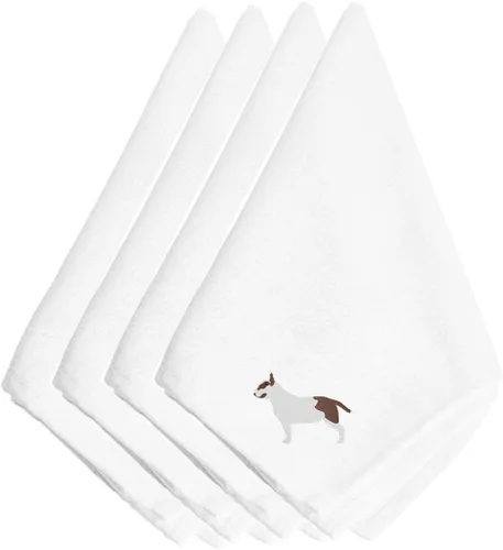 Miniatura 92 de Caroline's Treasures BB3448NPKE Affenpinscher - Juego de 4 servilletas bordadas, lavables, suaves, duraderas, servilletas de mesa para hotel