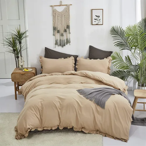 Miniatura 93 de CLOTHKNOW - Juego de edredón verde militar tamaño completo de 3 piezas, juego de ropa de cama verde oscuro, edredón suave con 2 fundas de almohada