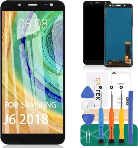 Reemplazo de pantalla para Samsung Galaxy J6 2018 / Galaxy On6 J600 J600L J600N J600G/DS J600F/DS 5.6 pulgadas pantalla LCD táctil digitalizador