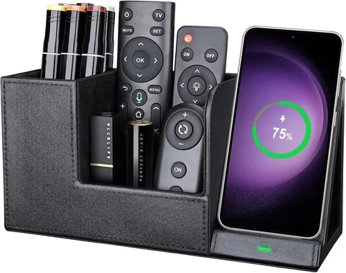 Miniatura 11 de Cargador inalámbrico con organizador de escritorio, estación de carga inalámbrica para iPhone 13/13 Pro Max/13 Pro/12 Series/11/XS Max/XR/X/8Plus/SE
