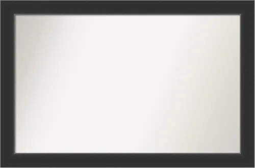 Miniatura 252 de Amanti Art Espejo personalizado, espejo de baño negro Astor, espejo de pared o espejo de tocador de baño sobre el fregadero (25 x 25 pulgadas)