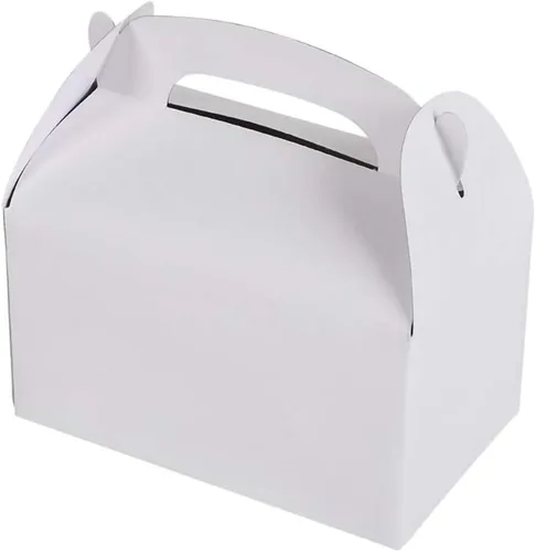 Cajas de golosinas Gable, caja de regalos para niños para fiestas de cumpleaños, eventos de boda, baby shower, caja de 6.25" x 3.5" x 3.5" (caja de