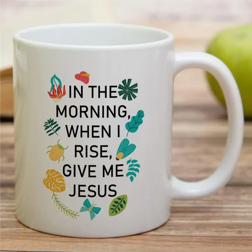 Miniatura 45 de Retreez Taza divertida – This Girl Runs on Coffee + Jesus - Tazas de café de cerámica de 11 onzas – Divertido, sarcasmo, sarcástico, motivacional