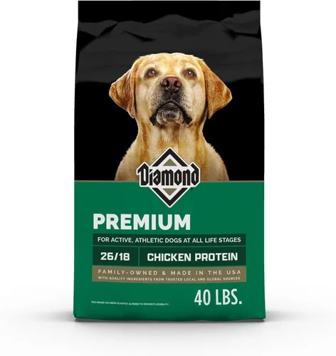 Miniatura 13 de Diamond Alimento seco para perros adultos de alta energía 24/20 para perros altamente activos, deportivos y de trabajo, bolsa de 50 libras
