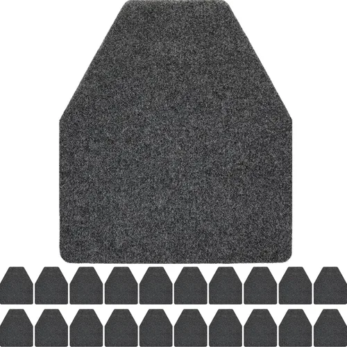 Miniatura 10 de Nuanchu Paquete de 6 tapetes para orinario para hombres, antideslizantes, para uso comercial, altamente absorbentes, almohadillas de baño para baño