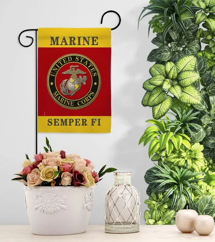 Miniatura 9 de Bandera del Cuerpo de Marines de los Estados Unidos USMC Semper Fi de doble cara para decoración de césped, regalo para casa, jardín, patio