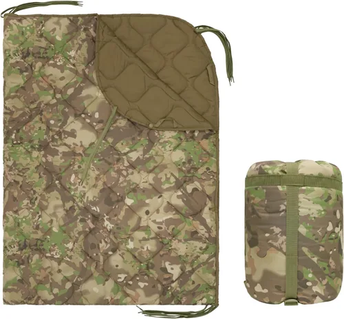 Miniatura 46 de LOOGU Manta Camuflaje Impermeable Aislante Forro de Poncho para Camping al Aire Libre, Senderismo, Caza, Supervivencia, Mochileros, Picnic Us