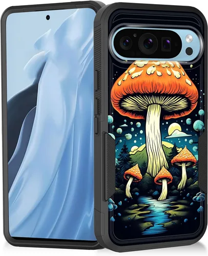 Miniatura 35 de Funda para Pixel 7a, resistente de doble capa híbrida de policarbonato duro de goma suave a prueba de golpes para Google Pixel 7A 6.1 pulgadas