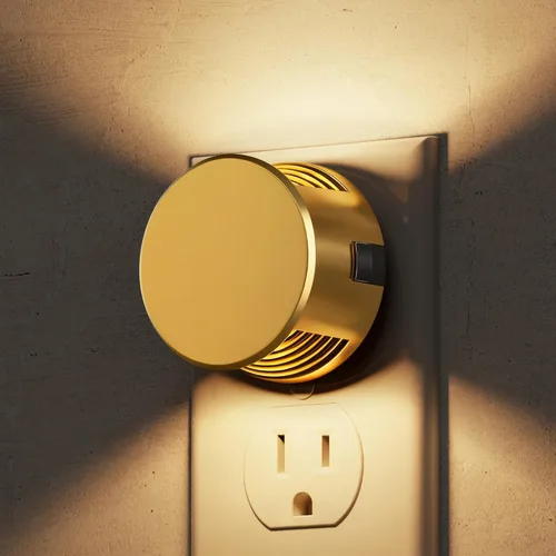 Miniatura 8 de L LOHAS LED Luces nocturnas enchufables a la pared, [paquete de 2] Luz nocturna enchufable con sensor de luz, brillo ajustable, luz blanca diurna