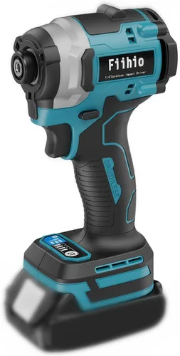 Miniatura 9 de Destornillador de impacto inalámbrico compatible con batería Dewalt de 20 V/60 V máximo, mandril hexagonal de 1/4 de pulgada con 2500 en libras, 4