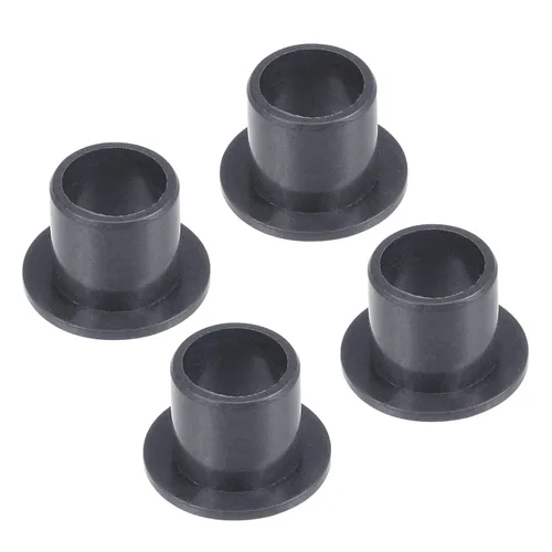 Miniatura 14 de Rodamiento de manga con brida de 4 piezas - [0.118 in x 0.177 in x 0.197 in] Buje sin aceite POM para uso en máquinas de equipos Negro