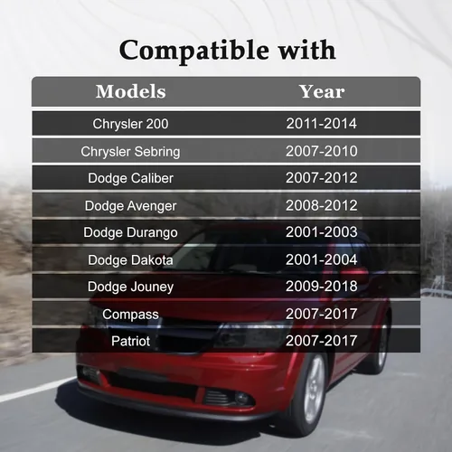Miniatura 4 de Llenadora de refrigerante de motor de aluminio con tapa compatible con Dodge Avenger Caliber Durango Dakota Chrysler 200 Sebring Jeep Compass