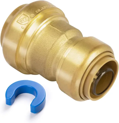Miniatura 17 de Adaptador macho PTC de 1 pulgada a 1 pulgada NPT Push-Fit, Empuje para conectar accesorios de plomería de latón para cobre, CPVC, tubos PEX