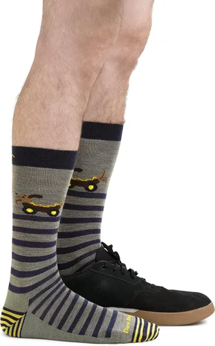 Miniatura 3 de DARN TOUGH (6066) Animal Haus Crew - Calcetines ligeros para hombre