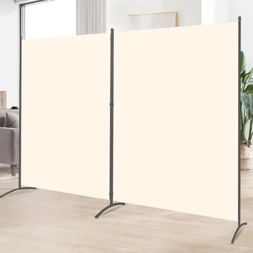 Miniatura 17 de Divisor de habitación, pantalla de privacidad de un solo panel, 71 x 72 pulgadas de alto, divisor grande para separación de habitaciones, tela