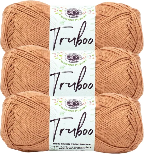Miniatura 21 de (1 Madeja) Lion Brand Yarn Truboo Yarn, Aguamarina