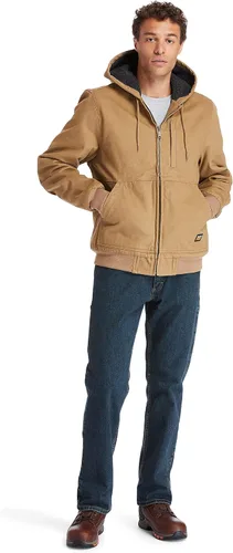 Miniatura 10 de Timberland PRO Chaqueta con capucha de lona con forro Gritman para hombre Marrón