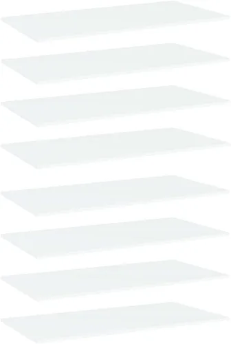 Miniatura 188 de 8 tableros de repuesto para estanterías, paneles de repuesto de aglomerado, unidades de almacenamiento, estantes organizadores, roble Sonoma de 15.7