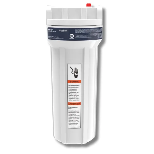 Miniatura 10 de Whirlpool Sistema de filtración de agua para toda la casa de 10 x 2.5 pulgadas WHKF-DWHV, puertos de 3/4", carcasa transparente, filtro de agua