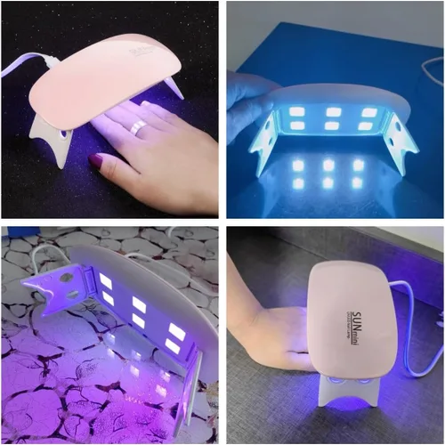 Miniatura 2 de Lámparas LED para uñas de gel, mini luz UV para uñas, lámpara LED portátil de uñas de 6 W, lámpara de gel para secado de uñas para mujeres y niñas