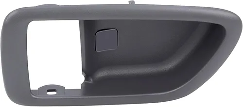 LUJUNTEC Bisel de manija interior de la puerta – lado izquierdo del conductor delantero y trasero, repuesto directo gris para Toyota 2001-2007 para