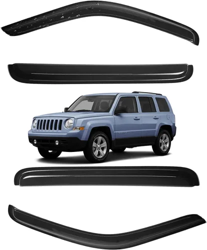 Miniatura 41 de Viseras para ventanas para Mazda 3 Sedán 4 puertas 2004 2005 2006 2007 2008 2009 estilo JDM Mugen, deflector de viento, protector solar y de lluvia